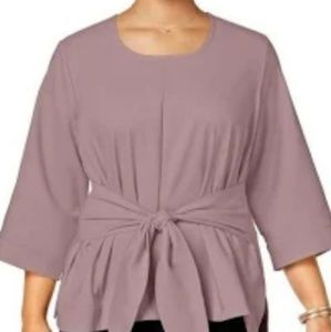 Melissa McCarthy Seven7 Tops - Beautiful Waist Tied Top Melissa McCarthy Seven7 Tops - Beautiful Waist Tied Top